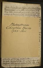 Image page 01a in Christiana M. Malmström