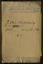 Image page 01 in Joh. Christ. Holmberg