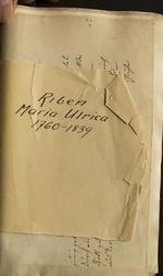 Image page 01 in Ulrica Maria Riben