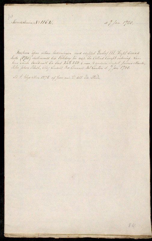 Thumbnail - Skeppet Gustaf III:s last 1780