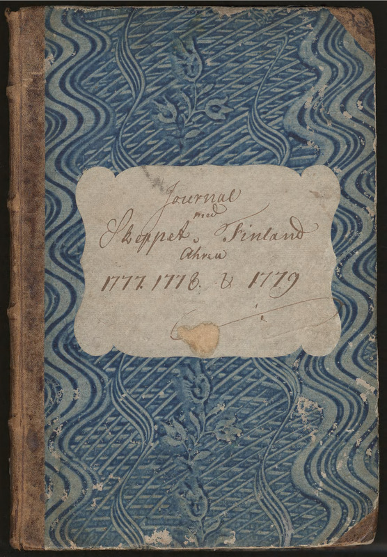 Thumbnail - Journal med skeppet Finland åhren 1777, 1778 och 1779