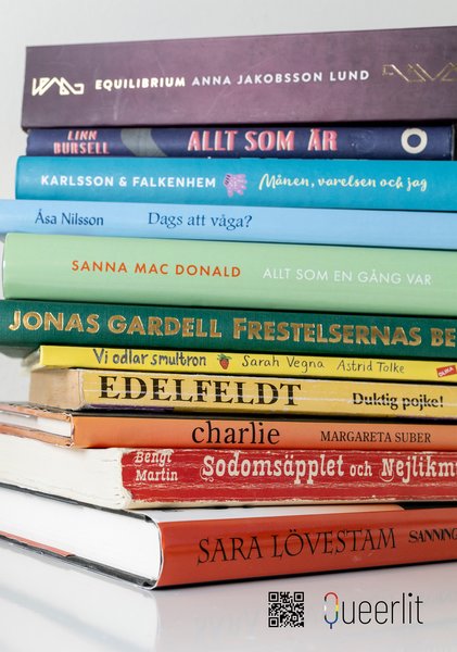 Queerlit affisch bokryggar