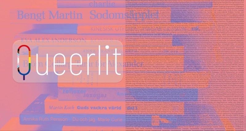 Queerlit rosa banner