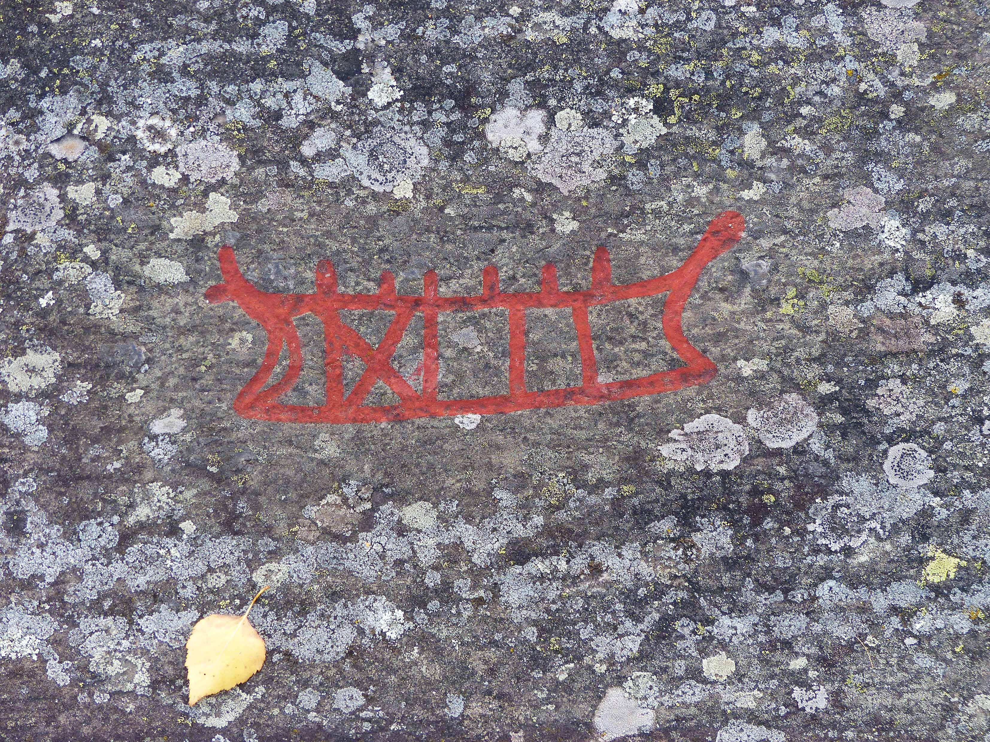 Ospecificerad skepp, Detalj, Målad