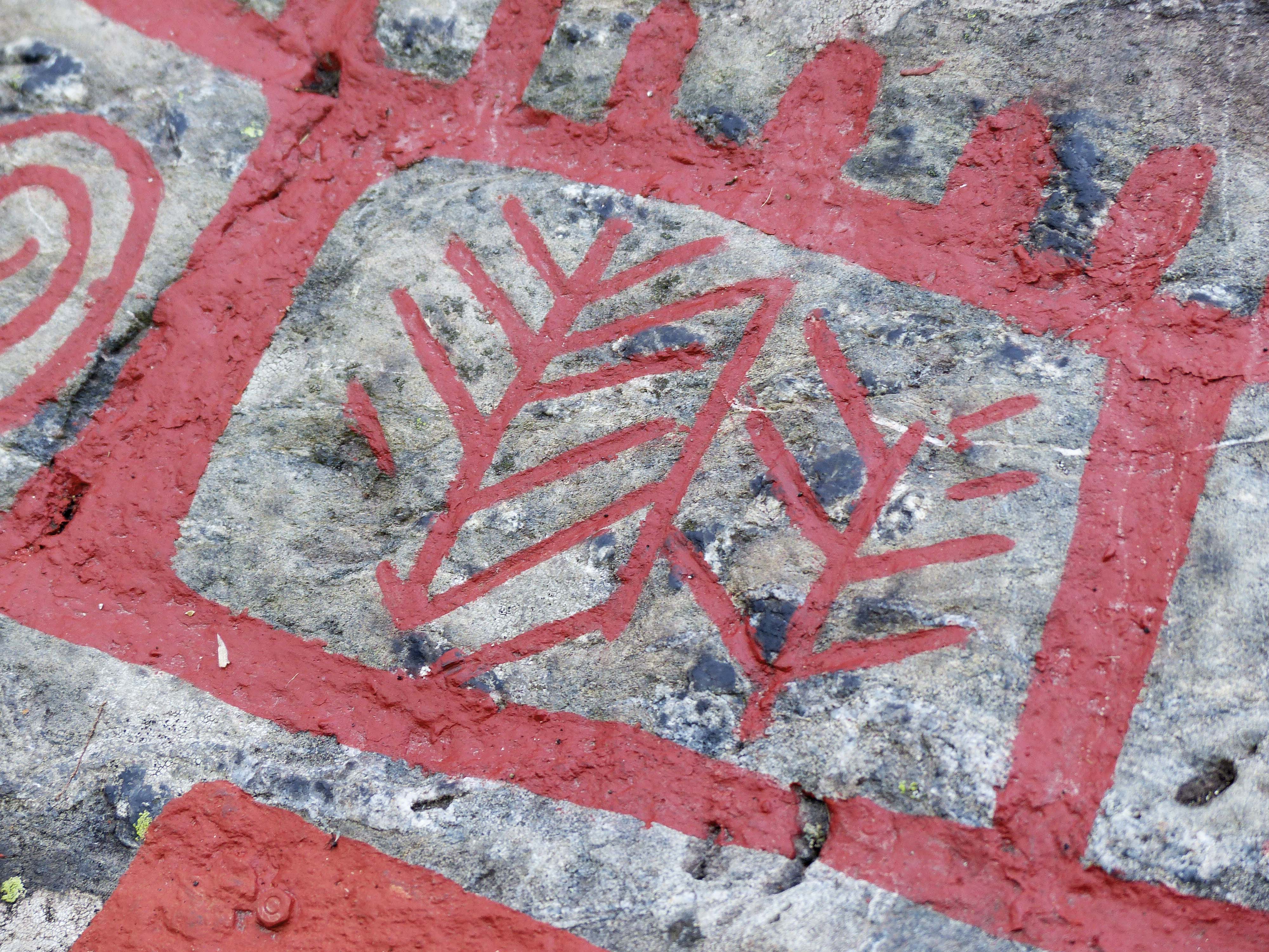 Ospecificerad skepp, Detalj, Målad