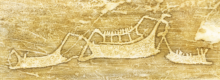 Ospecificerad skepp, Detalj, Frottage