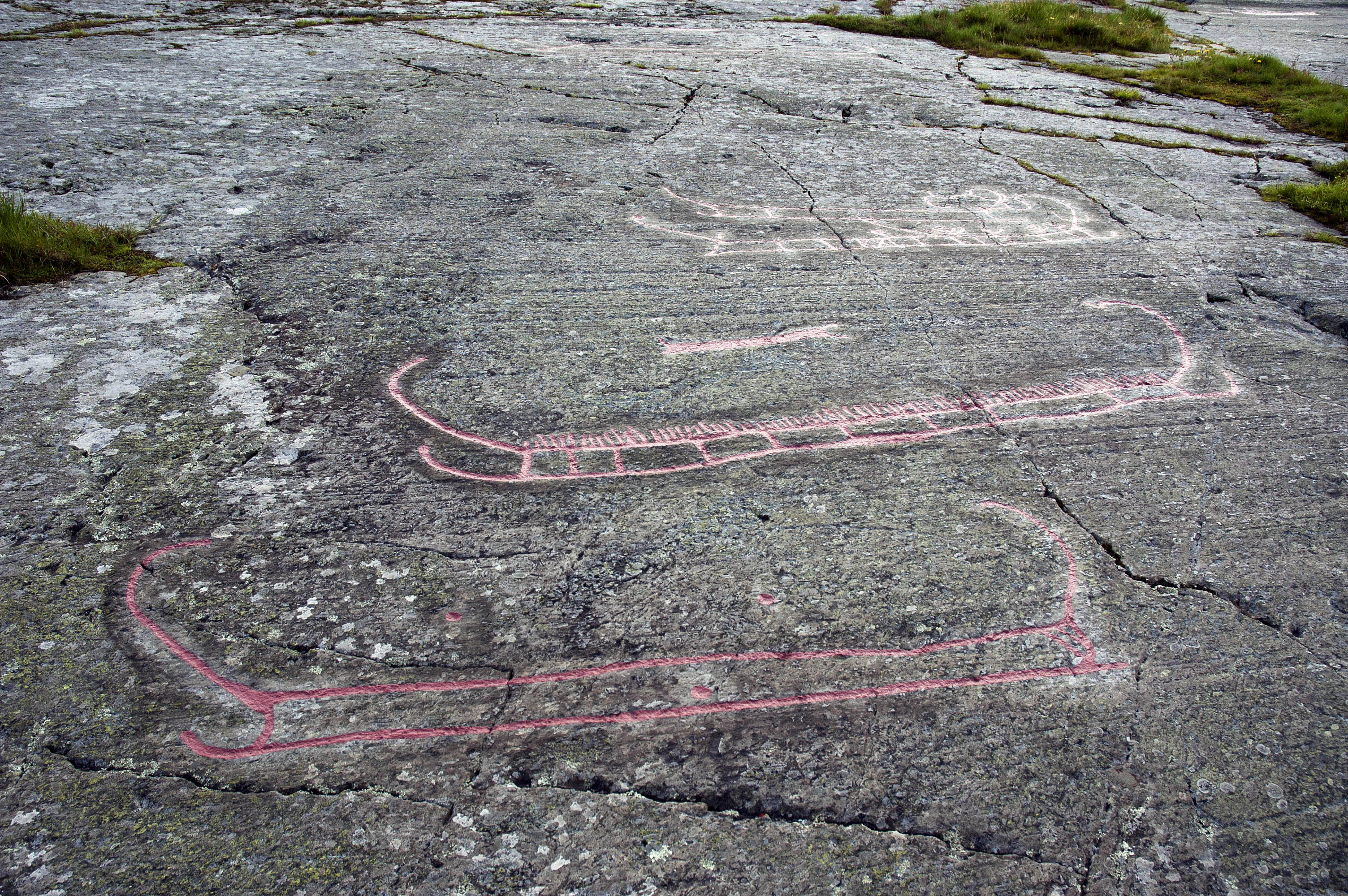 Ospecificerad skepp, Ospecificerad människa, Detalj, Målad
